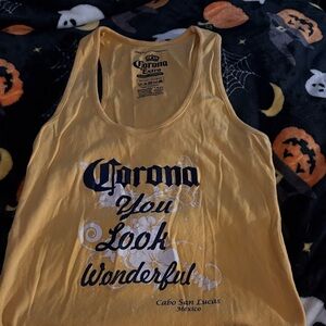 Corona Yellow Tank Top